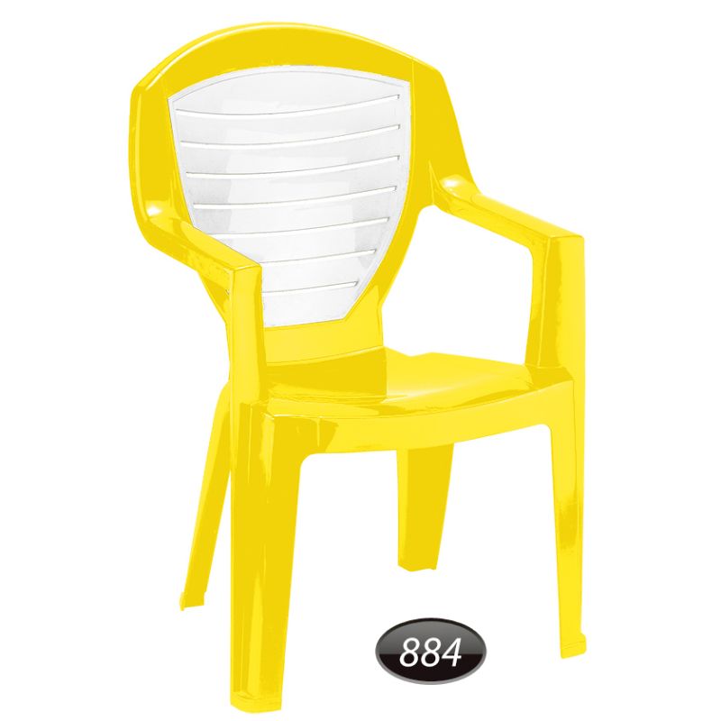 صندلی دسته دار دو رنگ کد 884 ناصرپلاستیک