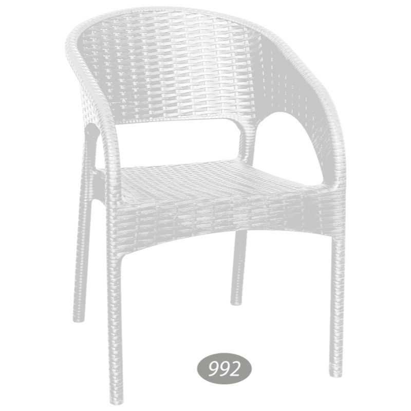 صندلی دسته دار حصیر بافت کد 992 ناصرپلاستیک