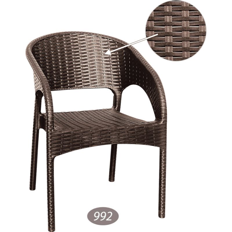 صندلی دسته دار حصیر بافت کد 992 ناصرپلاستیک