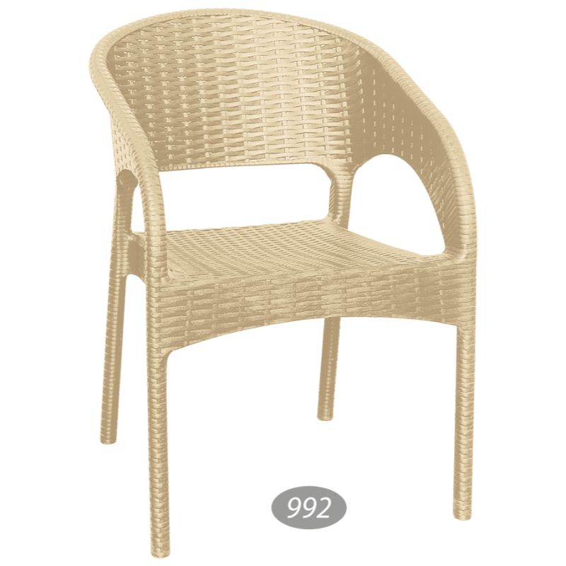 صندلی دسته دار حصیر بافت کد 992 ناصرپلاستیک